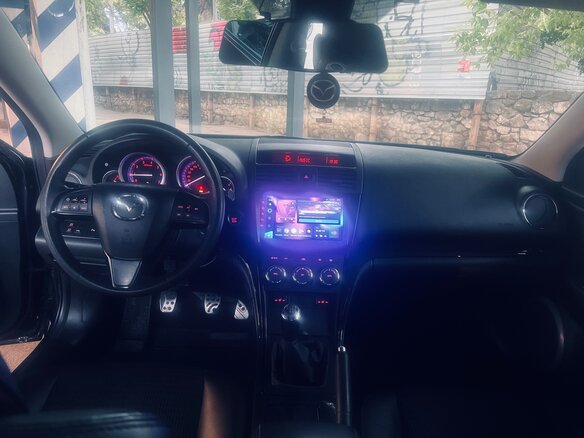 2008 Mazda 6 II (GH), чёрный, 1250000 рублей - вид 12