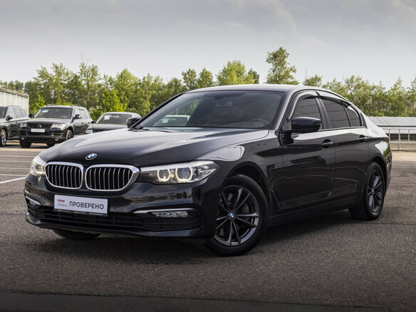 2017 BMW 5 серии 530i xDrive VII (G30/G31/G38), чёрный, 2698000 рублей
