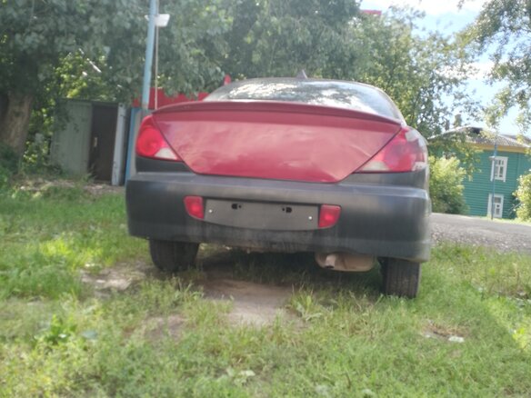 2003 Kia Spectra I Рестайлинг 1, красный - вид 2