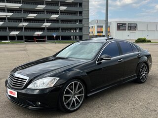2007 Mercedes-Benz S-Класс 450 V (W221), чёрный, 1300000 рублей, вид 1