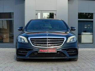 2019 Mercedes-Benz S-Класс 350 d Long VI (W222, C217) Рестайлинг, чёрный, 4990000 рублей, вид 2