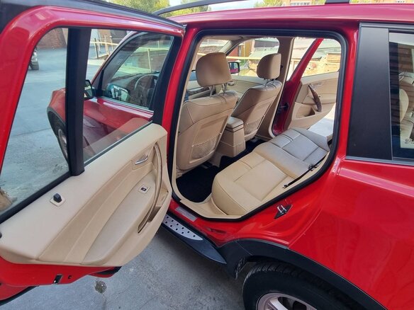 2007 BMW X3 30i I (E83) Рестайлинг, красный, 1269000 рублей - вид 9