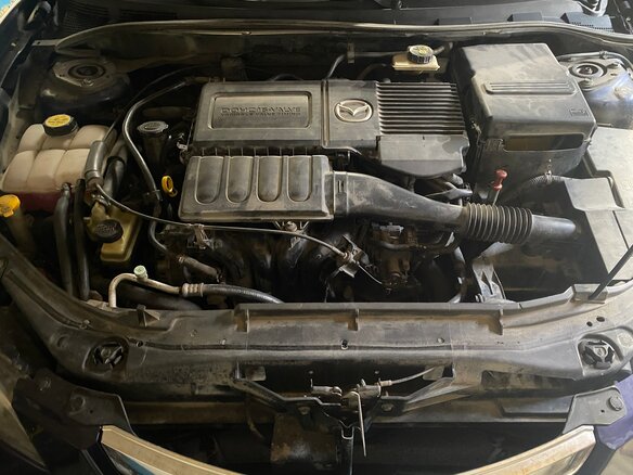 2008 Mazda 3 I (BK) Рестайлинг, синий, 600000 рублей - вид 9