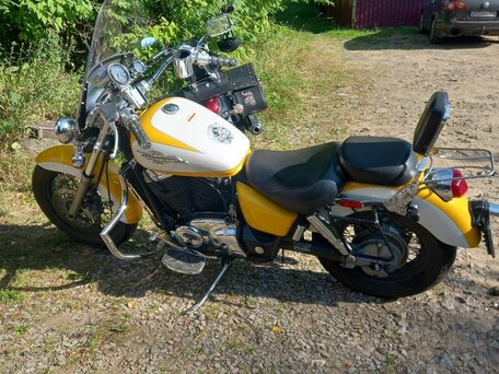 1996 Honda VT 1100, белый, 430000 рублей, вид 4