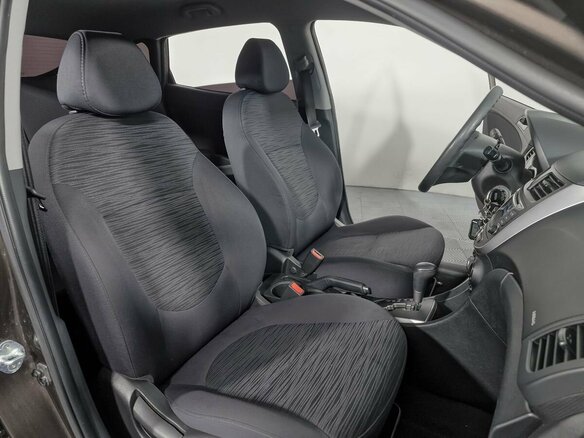 2015 Hyundai Solaris I Рестайлинг, коричневый, 899000 рублей - вид 12