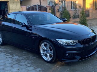 2015 BMW 4 серии Gran Coupe 420i F32/F33/F36, синий, 2600000 рублей, вид 4