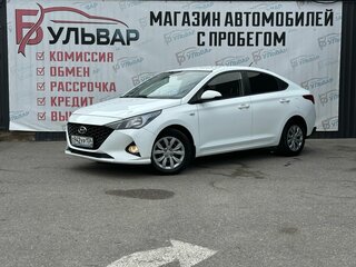 2020 Hyundai Solaris II Рестайлинг, белый, 1300000 рублей, вид 3