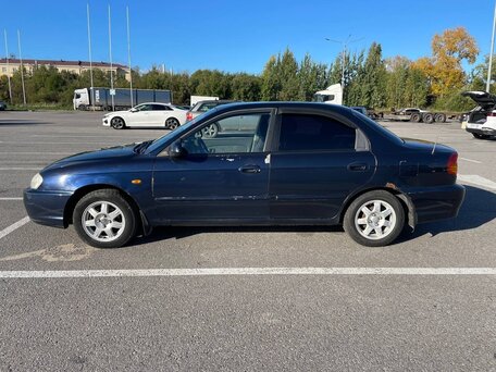 2008 Kia Spectra I Рестайлинг 2, синий, 329000 рублей, вид 4