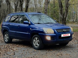 2007 Kia Sportage II, синий, 650000 рублей, вид 1