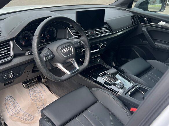 2025 Audi Q5 L 45 TFSI II (FY) Рестайлинг, белый, 6250000 рублей - вид 8