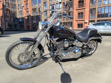 2001 Harley-Davidson Softail Deuce, чёрный, 750000 рублей, вид 5