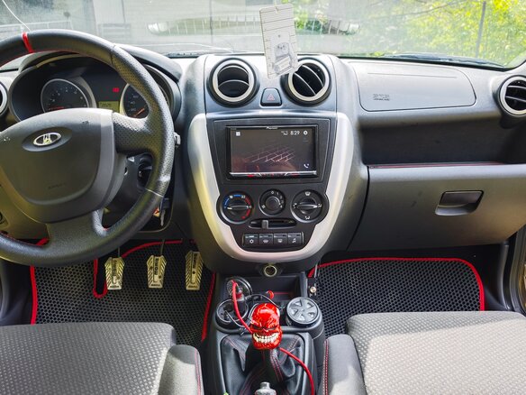 2016 Lada (ВАЗ) Granta Sport I, коричневый, 1300000 рублей - вид 12