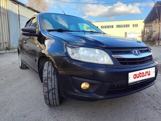 2014 Lada (ВАЗ) Granta I, чёрный, 510000 рублей, вид 2