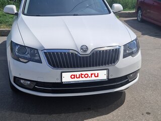 2013 Skoda Superb DSG II Рестайлинг, белый, 980000 рублей, вид 2
