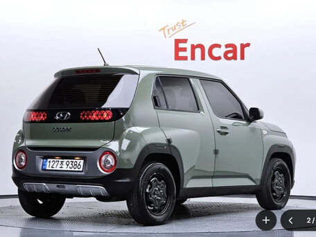 2022 Hyundai Casper I, зелёный, 1150000 рублей, вид 2