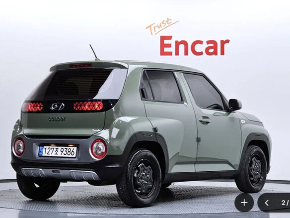 2022 Hyundai Casper I, зелёный, 1150000 рублей - вид 1