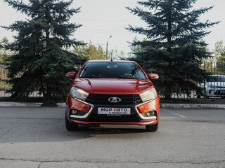 2015 Lada (ВАЗ) Vesta I, красный, 685000 рублей, вид 5