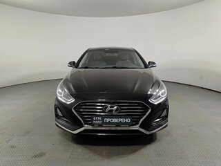 2019 Hyundai Sonata VII (LF) Рестайлинг, чёрный, 1430996 рублей, вид 2