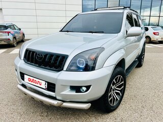 2008 Toyota Land Cruiser Prado 4-speed 120 Series Рестайлинг, серебристый, 2185000 рублей, вид 1