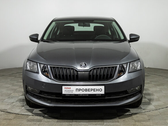 2019 Skoda Octavia III (A7) Рестайлинг, серый - вид 1