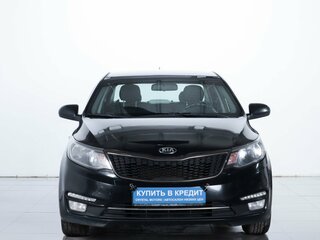 2016 Kia Rio III Рестайлинг, чёрный, 979000 рублей, вид 2