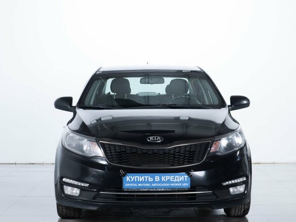 2016 Kia Rio III Рестайлинг, чёрный, 979000 рублей - вид 1