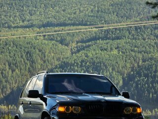 2004 BMW X5 3.0i I (E53) Рестайлинг, чёрный, 1320000 рублей, вид 2