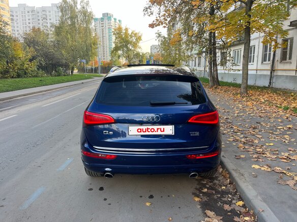 2016 Audi Q5 I (8R) Рестайлинг, синий, 1980000 рублей - вид 5