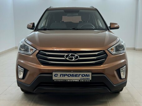 2017 Hyundai Creta I, коричневый, 1870000 рублей, вид 2
