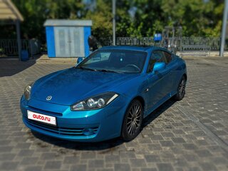 2002 Hyundai Tiburon II (GK), голубой, 650000 рублей, вид 3