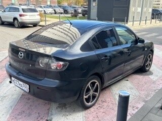 2007 Mazda 3 I (BK) Рестайлинг, чёрный - вид 3