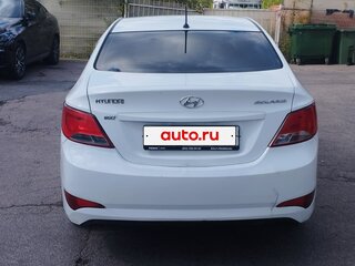 2015 Hyundai Solaris I Рестайлинг, белый, 515000 рублей, вид 5