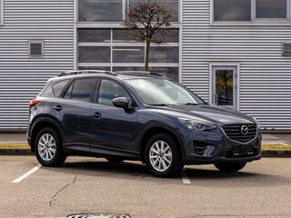 2017 Mazda CX-5 I Рестайлинг, серый, 1645000 рублей, вид 3