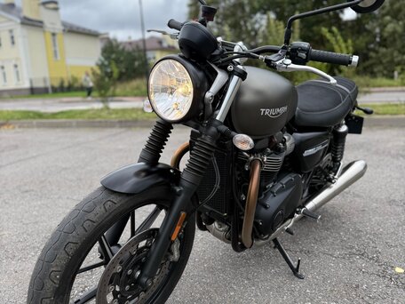 2019 Triumph Street Twin, коричневый, 747000 рублей, вид 3