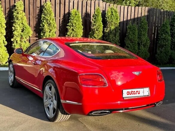 2012 Bentley Continental GT II, красный - вид 5