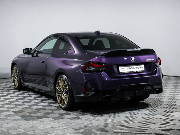 2021 BMW 2 серии M240i xDrive G42, фиолетовый, 6200000 рублей - вид 6