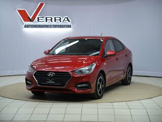 2018 Hyundai Solaris II, красный, 1190000 рублей, вид 1