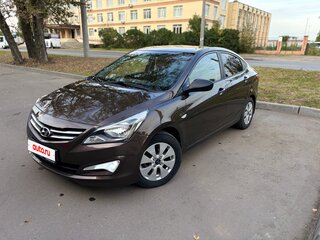 2015 Hyundai Solaris I Рестайлинг, коричневый, 1000050 рублей, вид 1