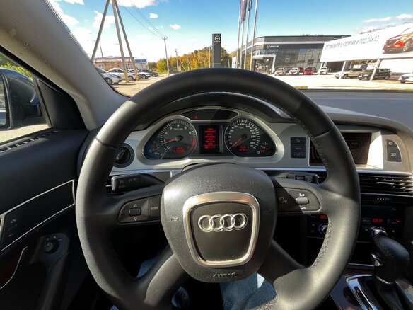 2008 Audi A6 III (C6), синий, 1400000 рублей - вид 10
