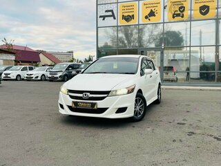 2010 Honda Stream II Рестайлинг, белый, 1199000 рублей, вид 1