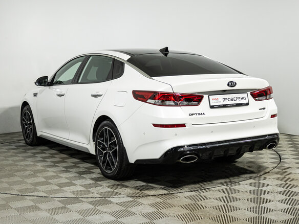 2019 Kia Optima IV Рестайлинг, белый, 2099700 рублей - вид 6