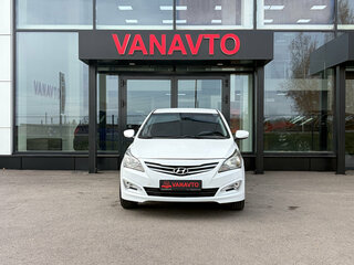 2014 Hyundai Solaris I Рестайлинг, белый, 890000 рублей, вид 1