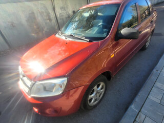 2012 Lada (ВАЗ) Granta I, красный, 230000 рублей, вид 1