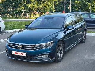 2019 Volkswagen Passat B8 Рестайлинг, синий, 1890000 рублей, вид 1