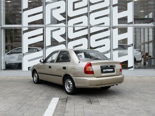 2007 Hyundai Accent ТагАЗ II, золотистый, 425000 рублей, вид 2
