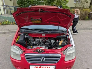 2002 Suzuki Wagon R+ II, красный, 240000 рублей, вид 3