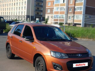 2013 Lada (ВАЗ) Kalina II, оранжевый, 395000 рублей, вид 3