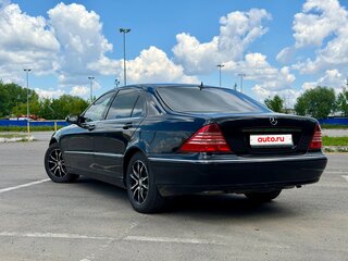 2004 Mercedes-Benz S-Класс 350 Long IV (W220) Рестайлинг, чёрный, 1400000 рублей, вид 5