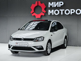 2018 Volkswagen Polo V Рестайлинг, белый, 1335000 рублей, вид 1