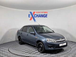 2015 Lada (ВАЗ) Granta I, синий, 339000 рублей, вид 2